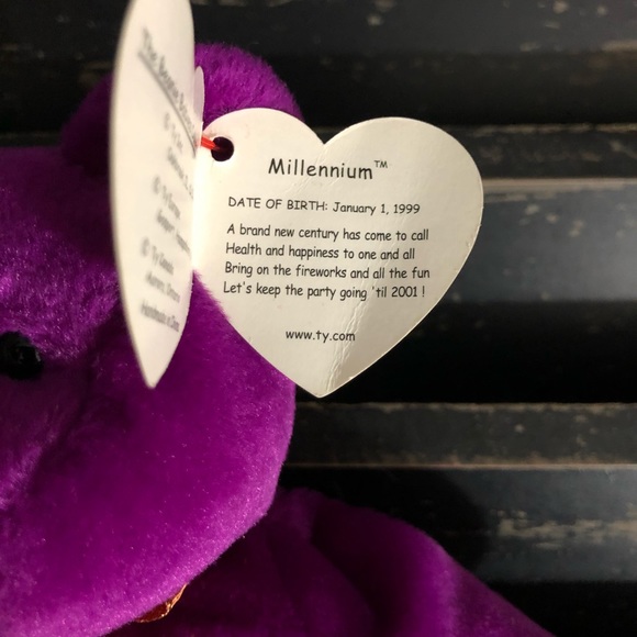 TY BEANIE BABIES “MILLENNIUM” 2000 Millenium Bear - Picture 6 of 6